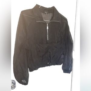 Black sheer pull over